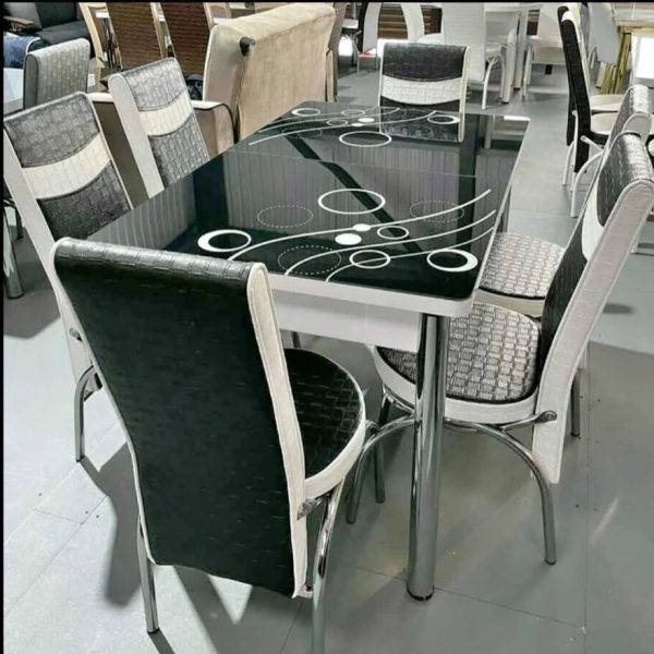 Dining table with 6 chairs - Image 4
