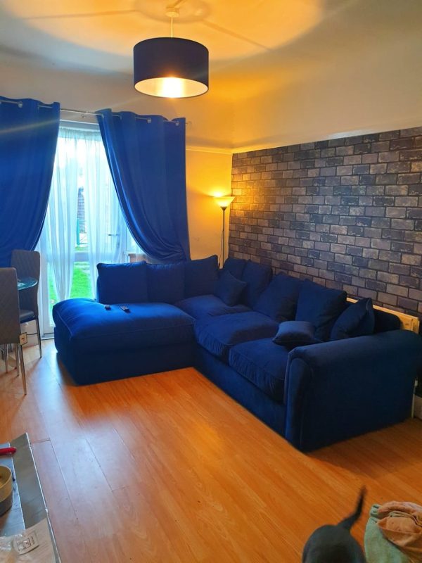 Plush Velvet Sofa - Image 3