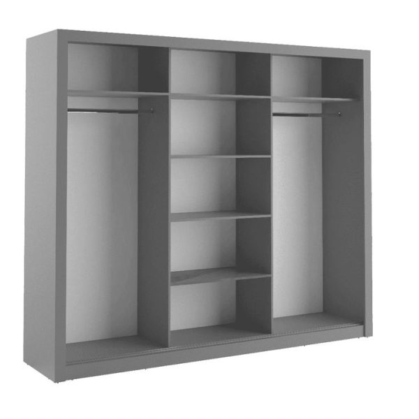 Chicago Milan Sliding Door Wardrobe– Sleek Storage, Modern Style - Image 5
