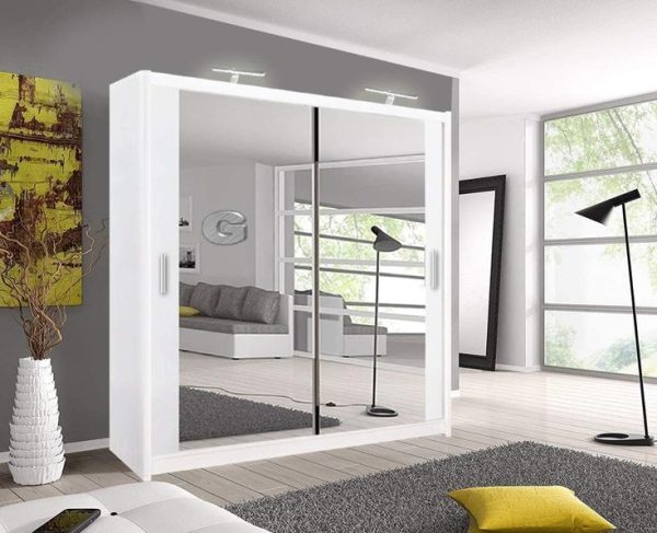 Chicago Milan Sliding Door Wardrobe– Sleek Storage, Modern Style - Image 6