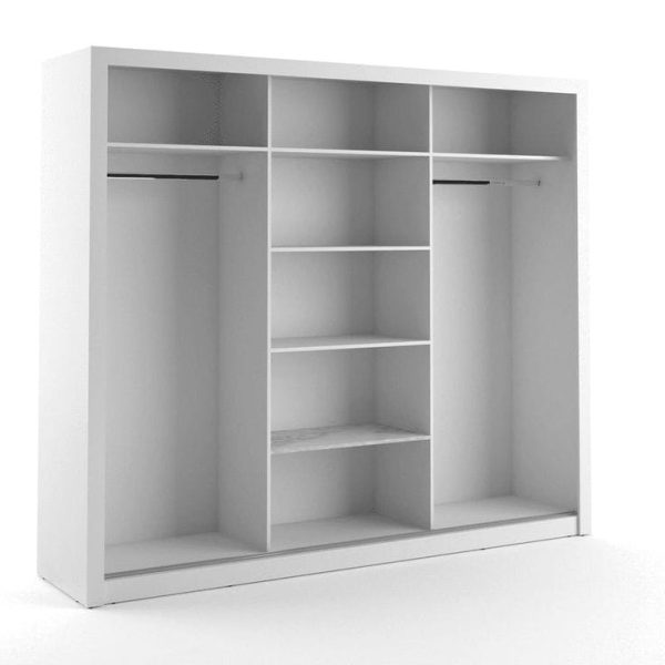 Chicago Milan Sliding Door Wardrobe– Sleek Storage, Modern Style - Image 8