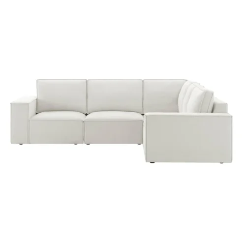 Brooklyn Large Right Hand Corner Sofa - Ivory - Image 3
